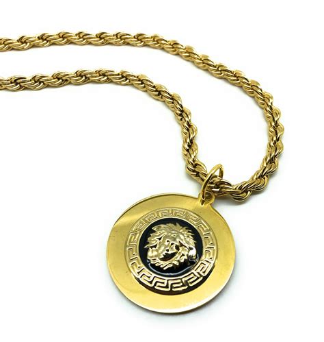 Collana VERSACE UOMO MEDUSA CON GRECA E LOGO 